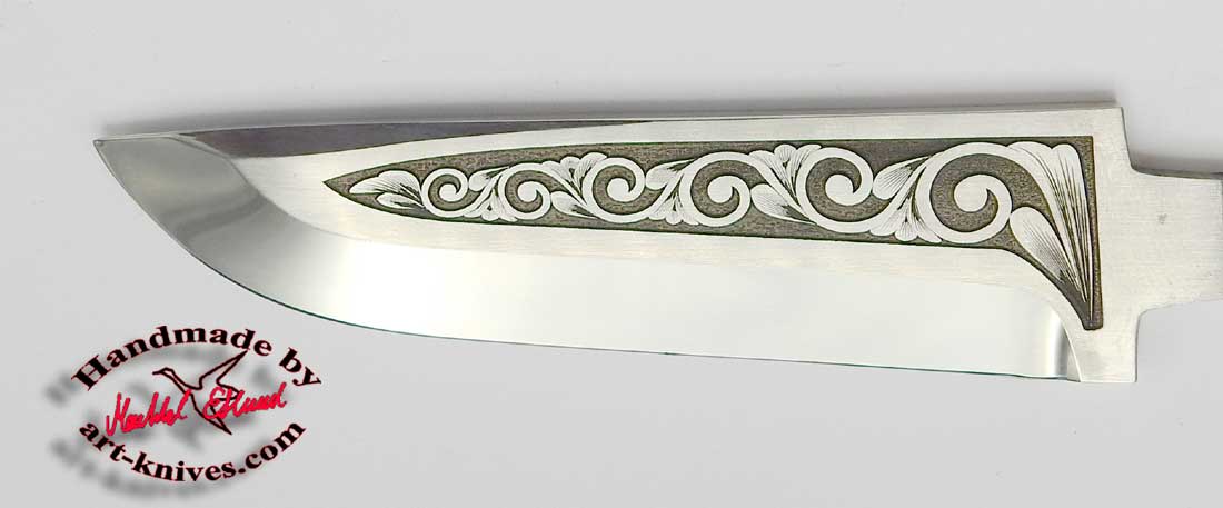 Knife blade 27 Engraved - 2