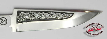 Knife blade 70 Engraved
