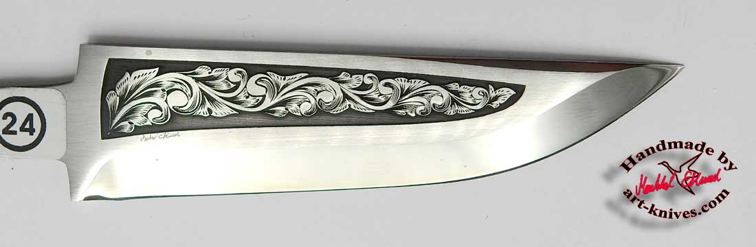 Knife blade 76 Engraved