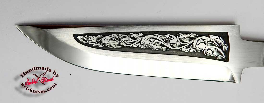 Knife blade 76 Engraved - 2