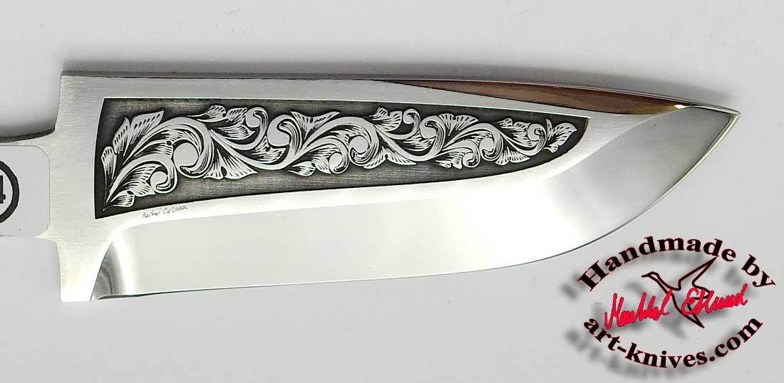 Knife blade 39 Engraved