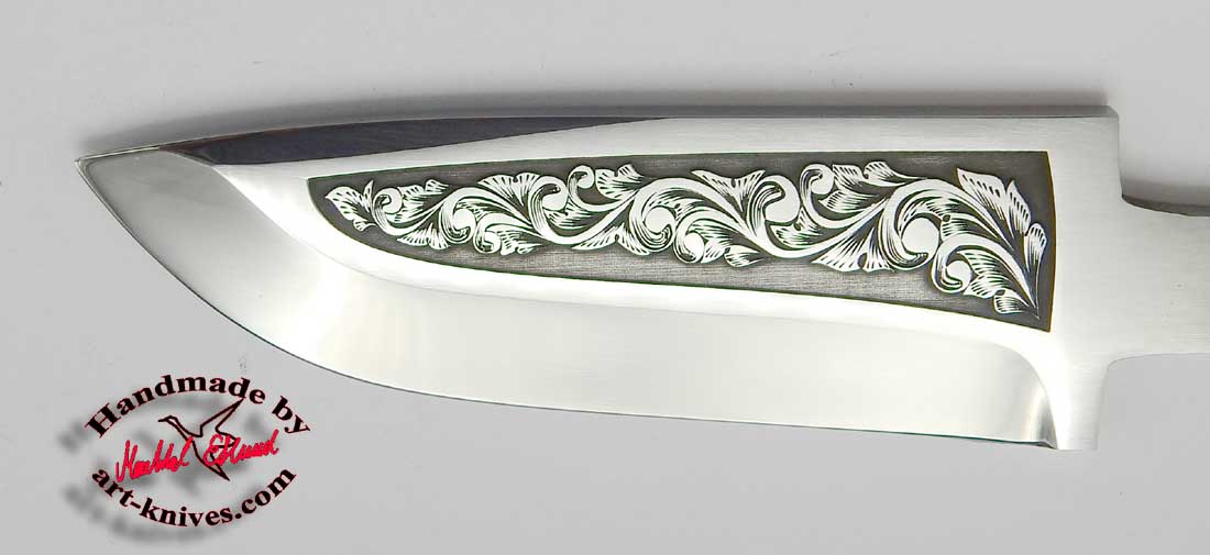 Knife blade 39 Engraved - 2