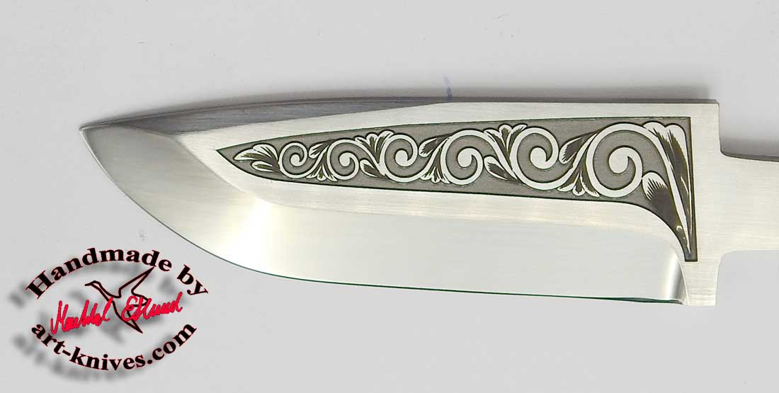 Knife blade 49 Engraved - 2