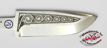 Knife blade 49 Engraved