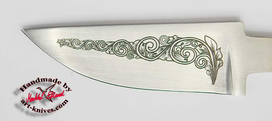 Knife blade 54 Engraved - 2