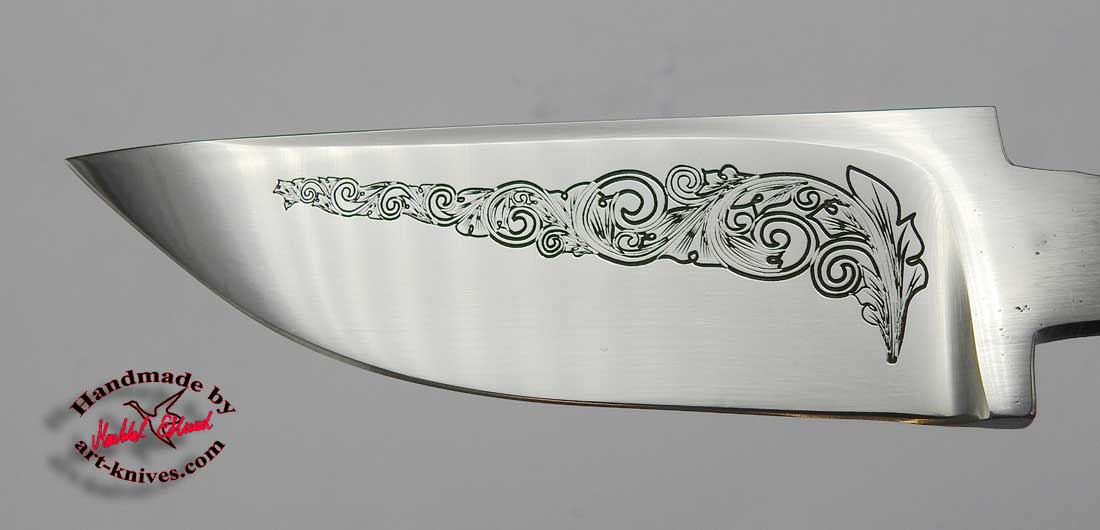 Knife blade 59 Engraved - 2