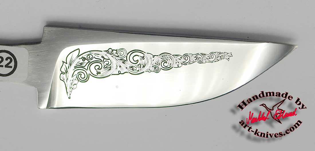 Knife blade 59 Engraved