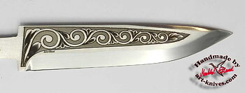 Knife blade 69 Engraved