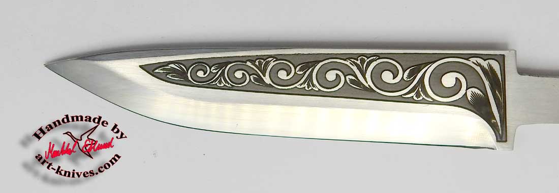 Knife blade 69 Engraved - 2