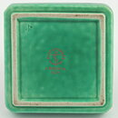 Wilhelm Kåge (Argenta 1959) Green Quadratic Bowl with Flower Decor 7 cm