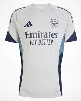 2025/2026 ARSENAL ADIDAS TIRO 25 TRAINING SHIRT - GRÅ