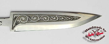 Knife blade 67 Engraved