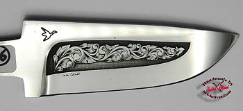 Knife blade 62 Engraved