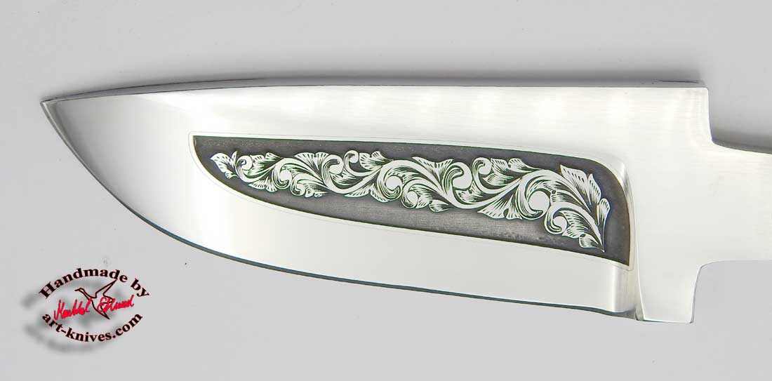 Knife blade 62 Engraved - 2