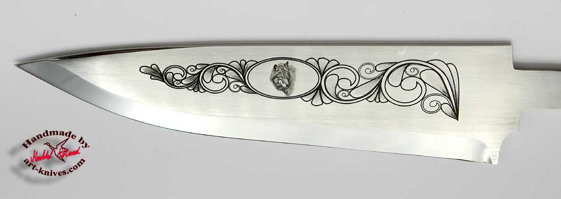 Knife blade 91 Engraved - 2