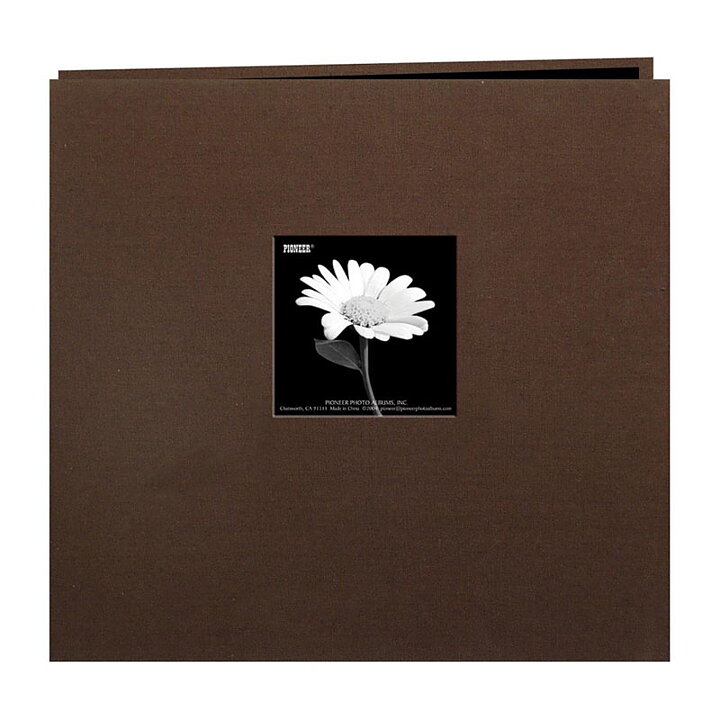 Pioneer 12x12  Album  Book Cloth Cover Post Bound - Brown
