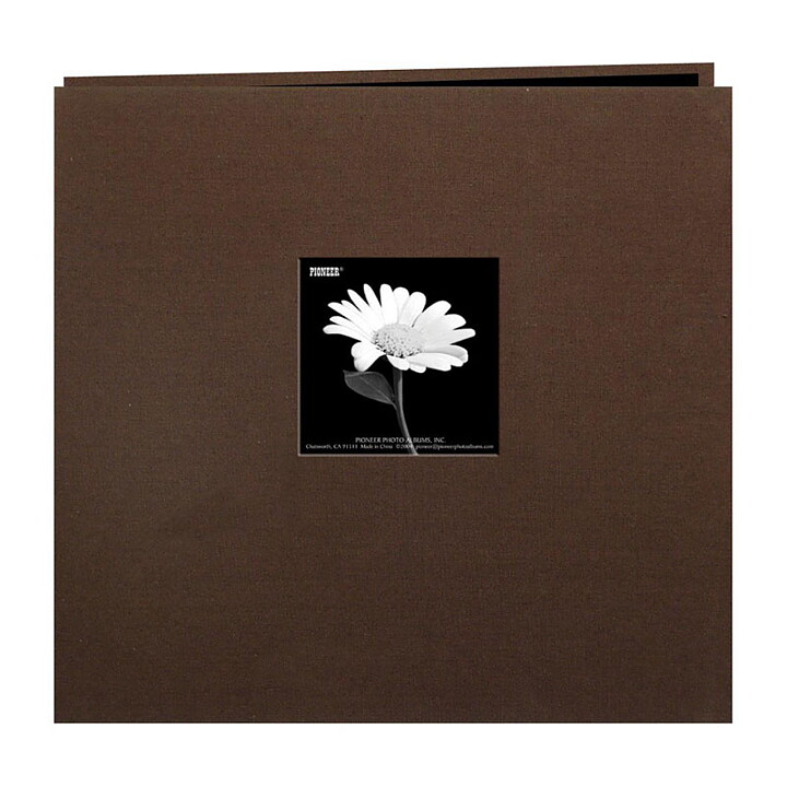 Pioneer 12x12  Album  Book Cloth Cover Post Bound - Brown
