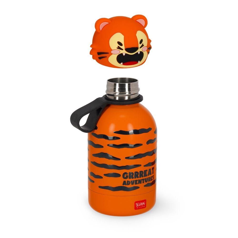 Hot&Cold,  Kids Termoflaske/Vakuumflaske, Tiger (310 ml) - 3