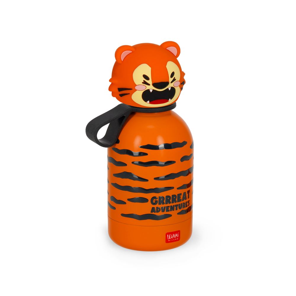 Hot&Cold,  Kids Termoflaske/Vakuumflaske, Tiger (310 ml) - 2