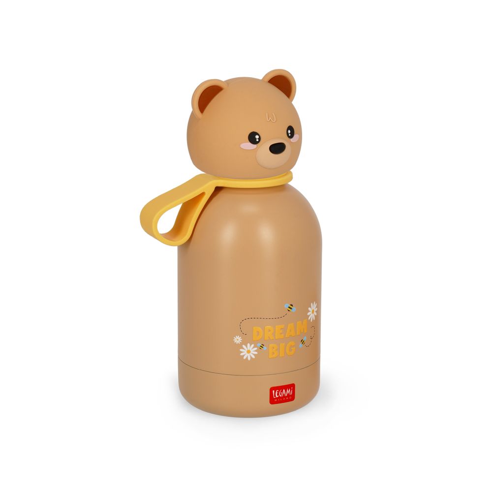 Hot&Cold, Kids Termoflaske/Vakuumflaske, Teddy Bear (310 ml) - 2