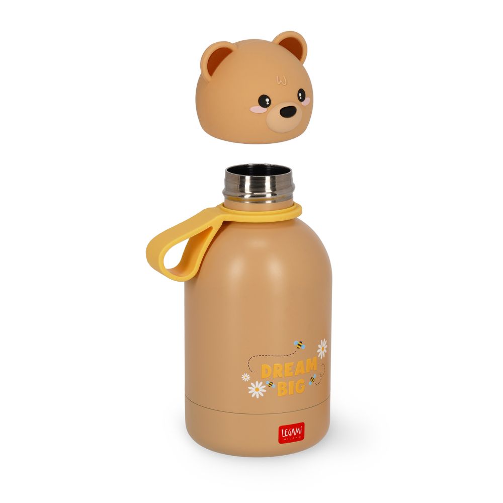 Hot&Cold, Kids Termoflaske/Vakuumflaske, Teddy Bear (310 ml) - 3