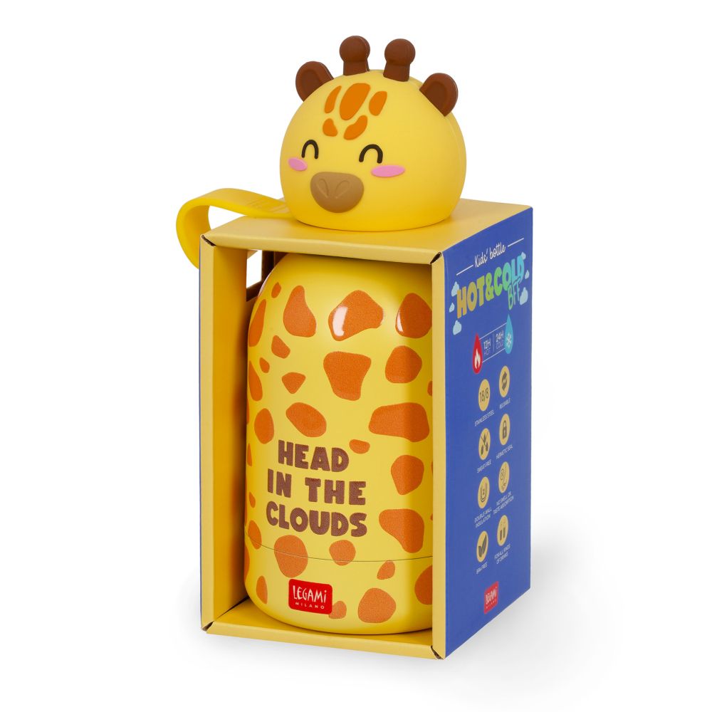 Hot&Cold, Kids Vakuumflaska, Giraffe (310 ml) - 5