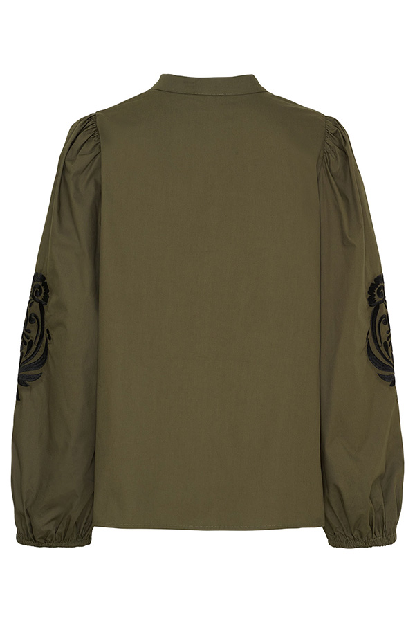 Isay - Faja Blouse Khaki  - 2