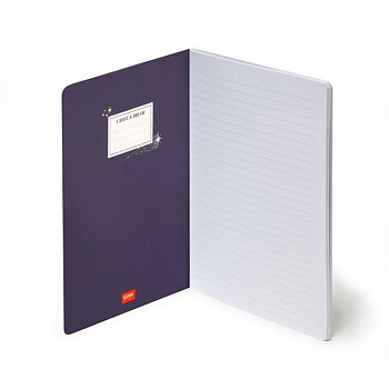 Notesbog, Quaderno Medium, Linjeret, Stars (A5NOT0085)