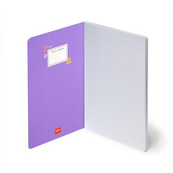 Notesbog, Quaderno Medium, Linjeret, Flowers (A5NOT0087)