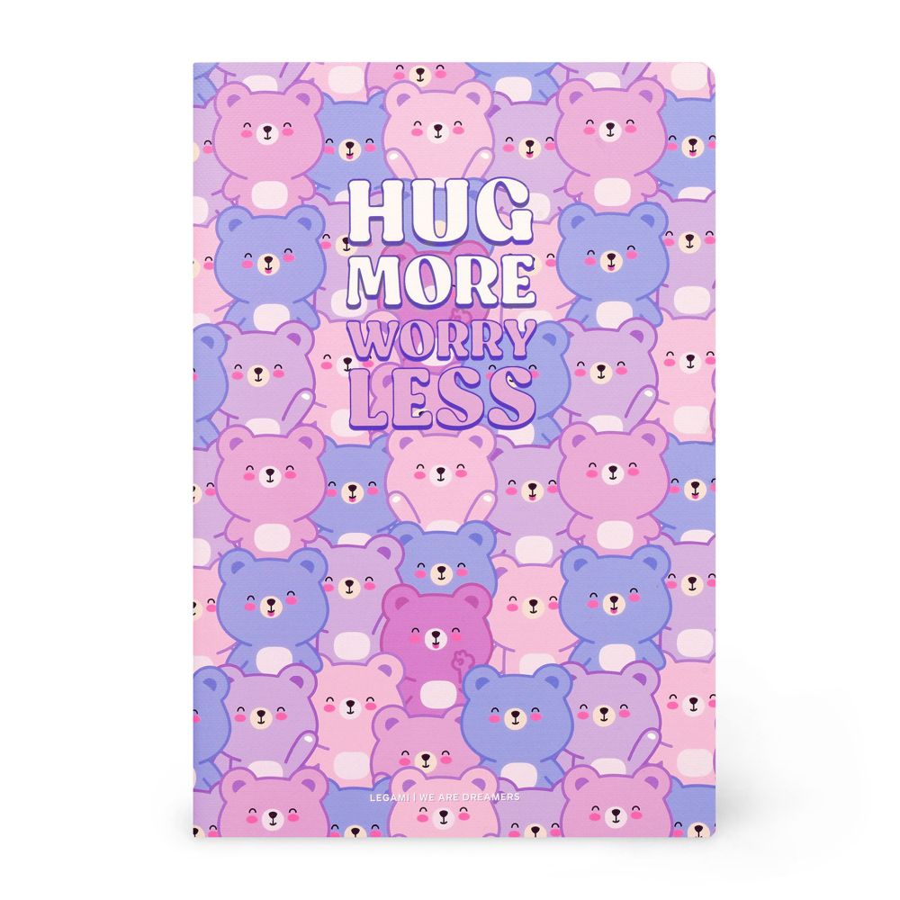 Anteckningsbok, Quaderno Medium, Blank, Teddy Bear (A5NOT0097)