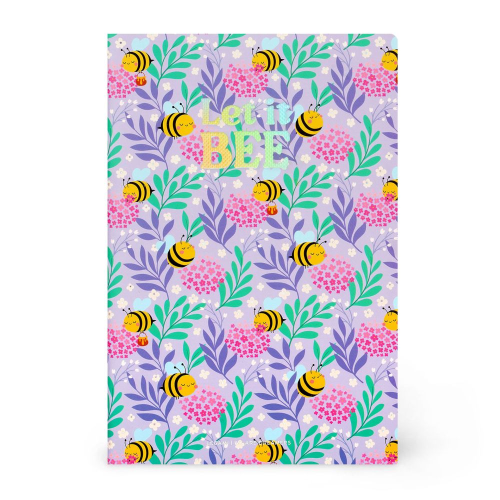 Notesbog, Quaderno Small, Linjeret, Bee (A6NOT0047)