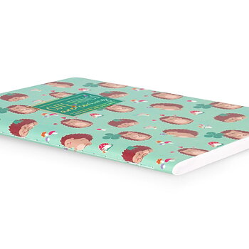 Notesbog, Quaderno Small, Linjeret, Hedgehog (A6NOT0052)