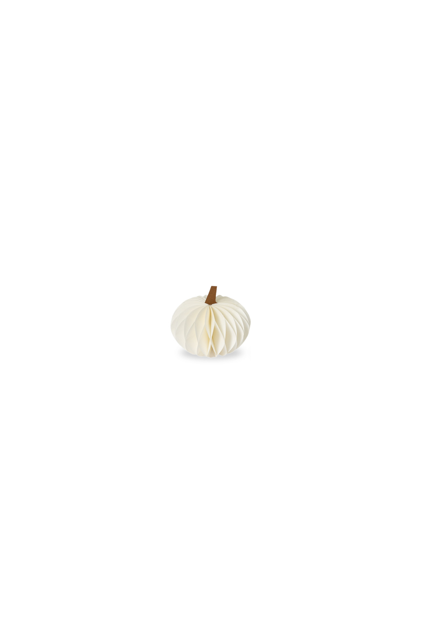 Lundhagen Pumpa - Vit dekoration - 8 x 8 x 5 cm - 4