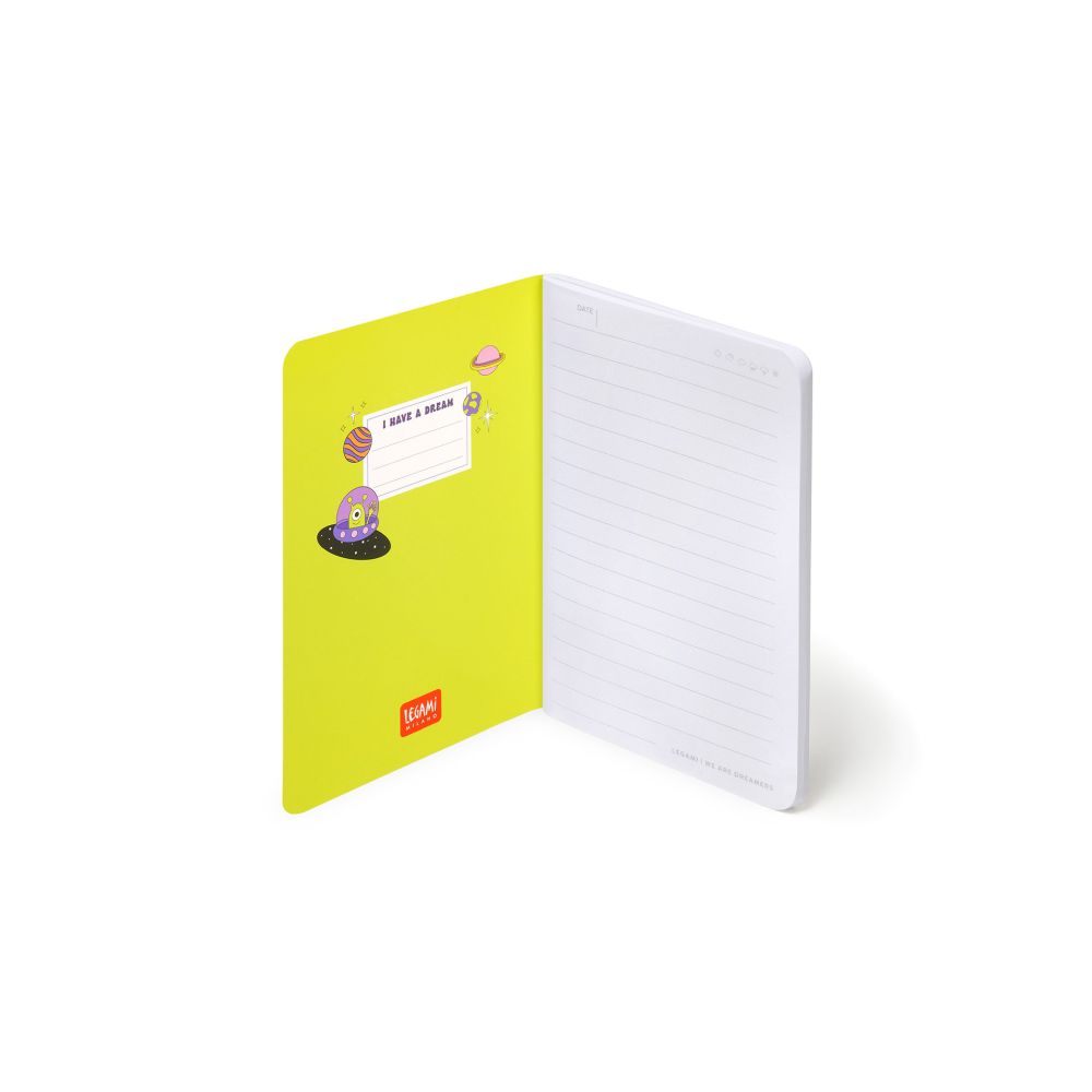 Notesbog, Quaderno Small, Linjeret, Space (A6NOT0054) - 2