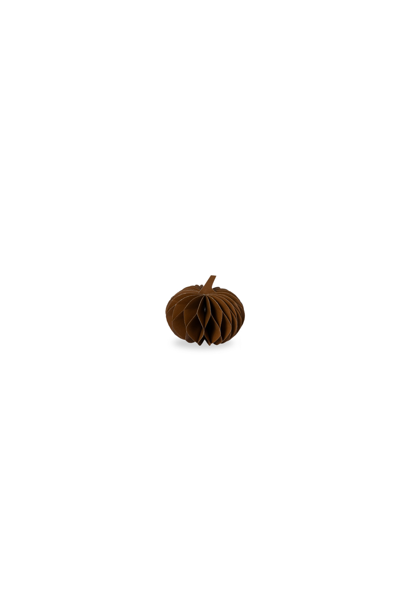 Lundhagen Pumpkin - Dark brown decoration - 8 x 8 x 5 cm - 4