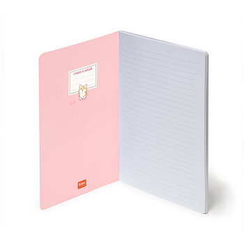 Notesbog, Quaderno Large, Linjeret, Corgi (B5NOT0057)
