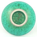 Wilhelm Kåge (Argenta 1959) Green Bowl with Silver Flower Decor 10 cm (3)