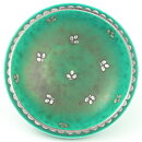 ヴィルヘルム・コーゲ　Argentaシリーズ エメラルドグリーン色のボウル  Bowl (10cm)  1959年 (3)
