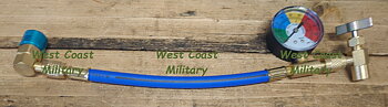 AC refrigerant refill hose