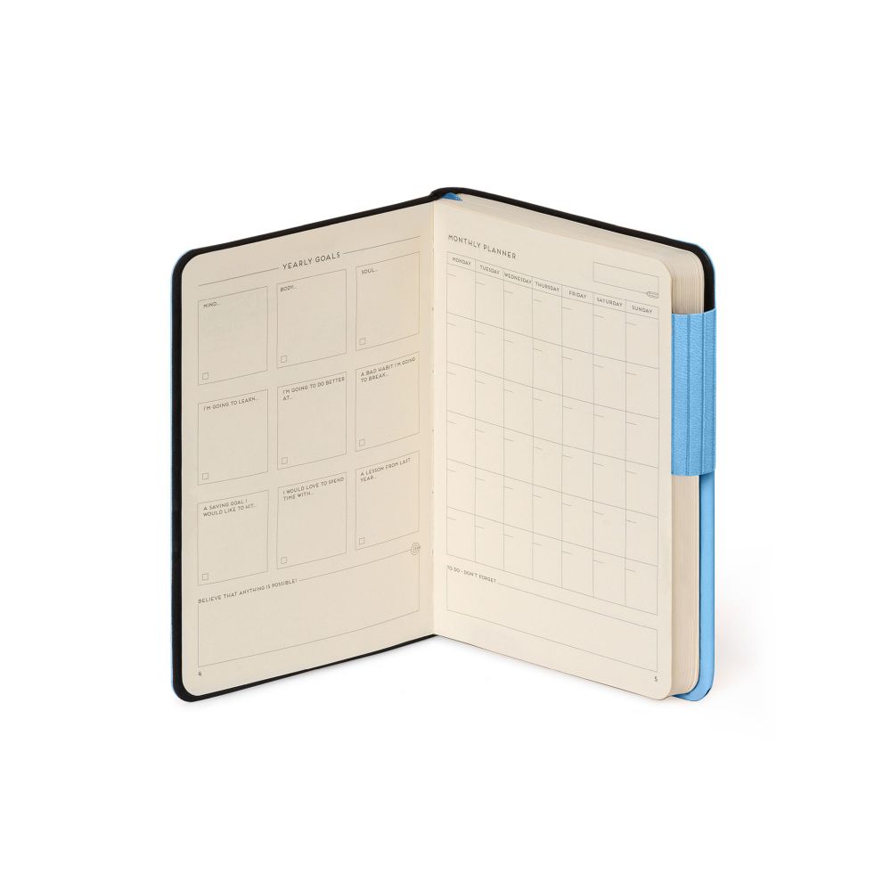 Notesbog, My Notebook, Small, Blank,  Retro Blue (MYNOT0269) - 4