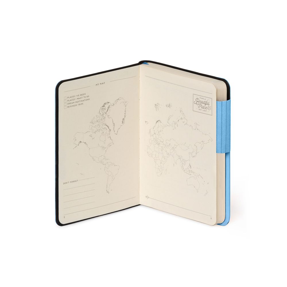 Notesbog, My Notebook, Small, Blank,  Retro Blue (MYNOT0269) - 3