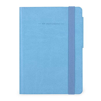 Anteckningsbok, My Notebook, Small, Blank,  Retro Blue (MYNOT0269)