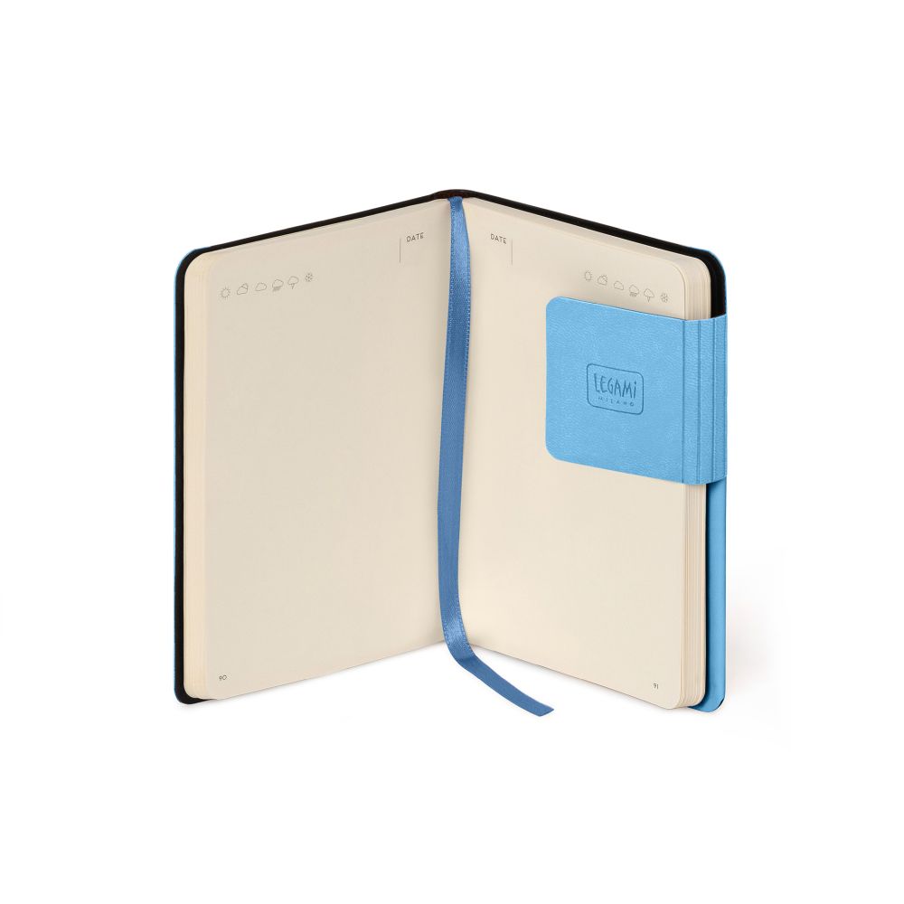 Notesbog, My Notebook, Small, Blank,  Retro Blue (MYNOT0269) - 5