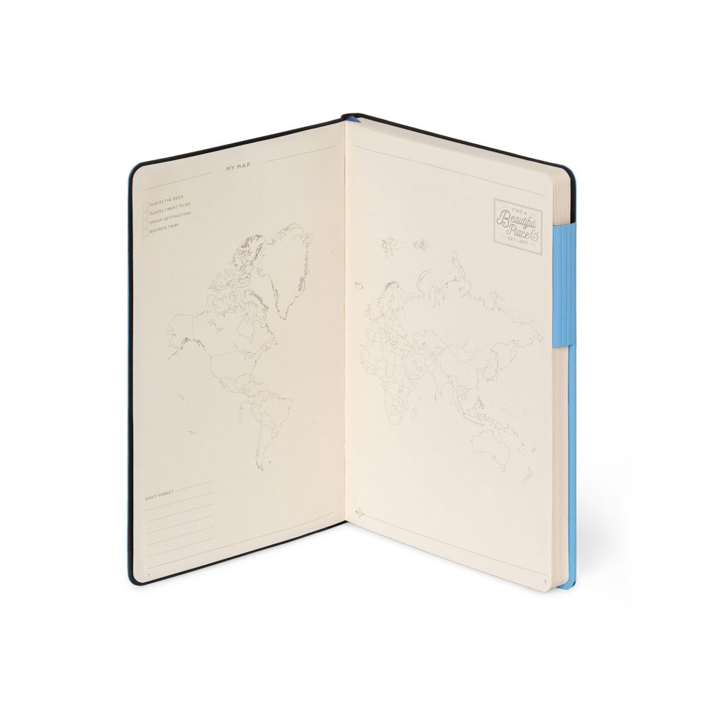 Anteckningsbok, My Notebook, Medium, Linjerad,  Retro Blue (MYNOT0276) - 3