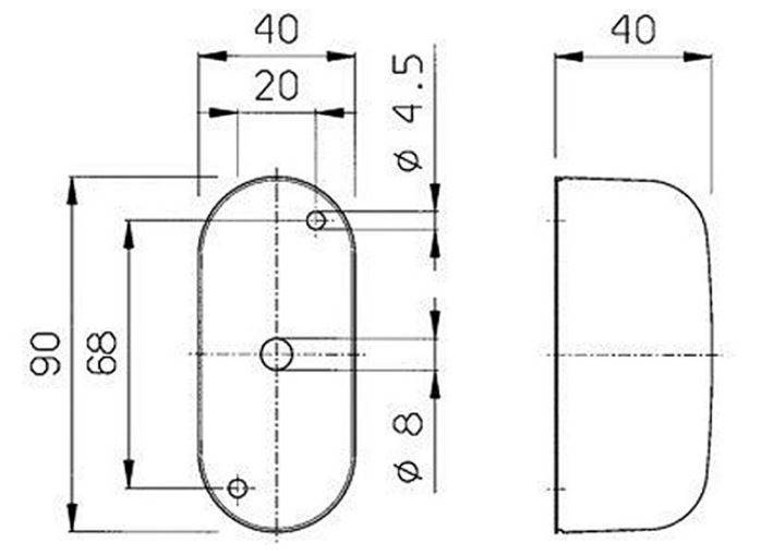 Jokon roadside marker light - 2