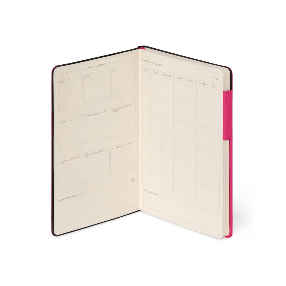 Anteckningsbok, My Notebook, Medium, Linjerad,  Raspberry (MYNOT0279) - 4
