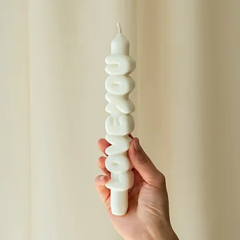Taper Candle Love You Vit