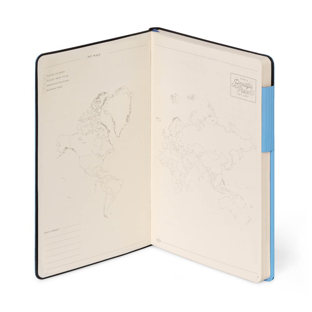 Anteckningsbok, My Notebook, Large, Linjerad, Retro Blue (MYNOT0297) - 3