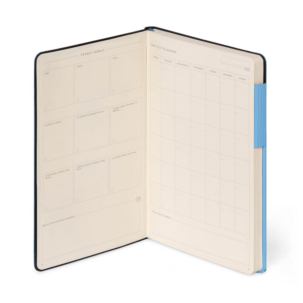 Anteckningsbok, My Notebook, Large, Linjerad, Retro Blue (MYNOT0297) - 4