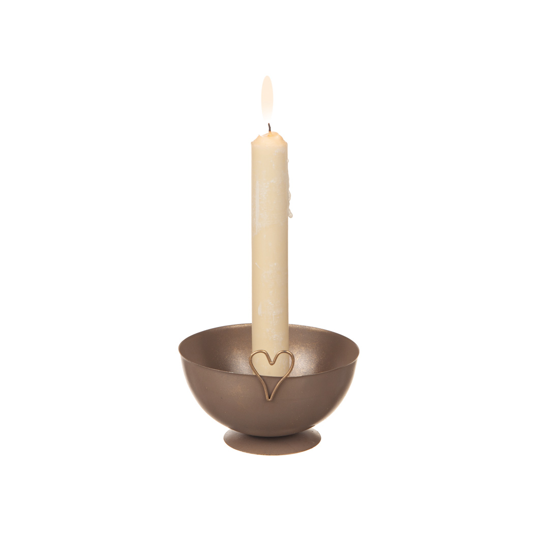 Candlestick made of hammered sheet metal - 2